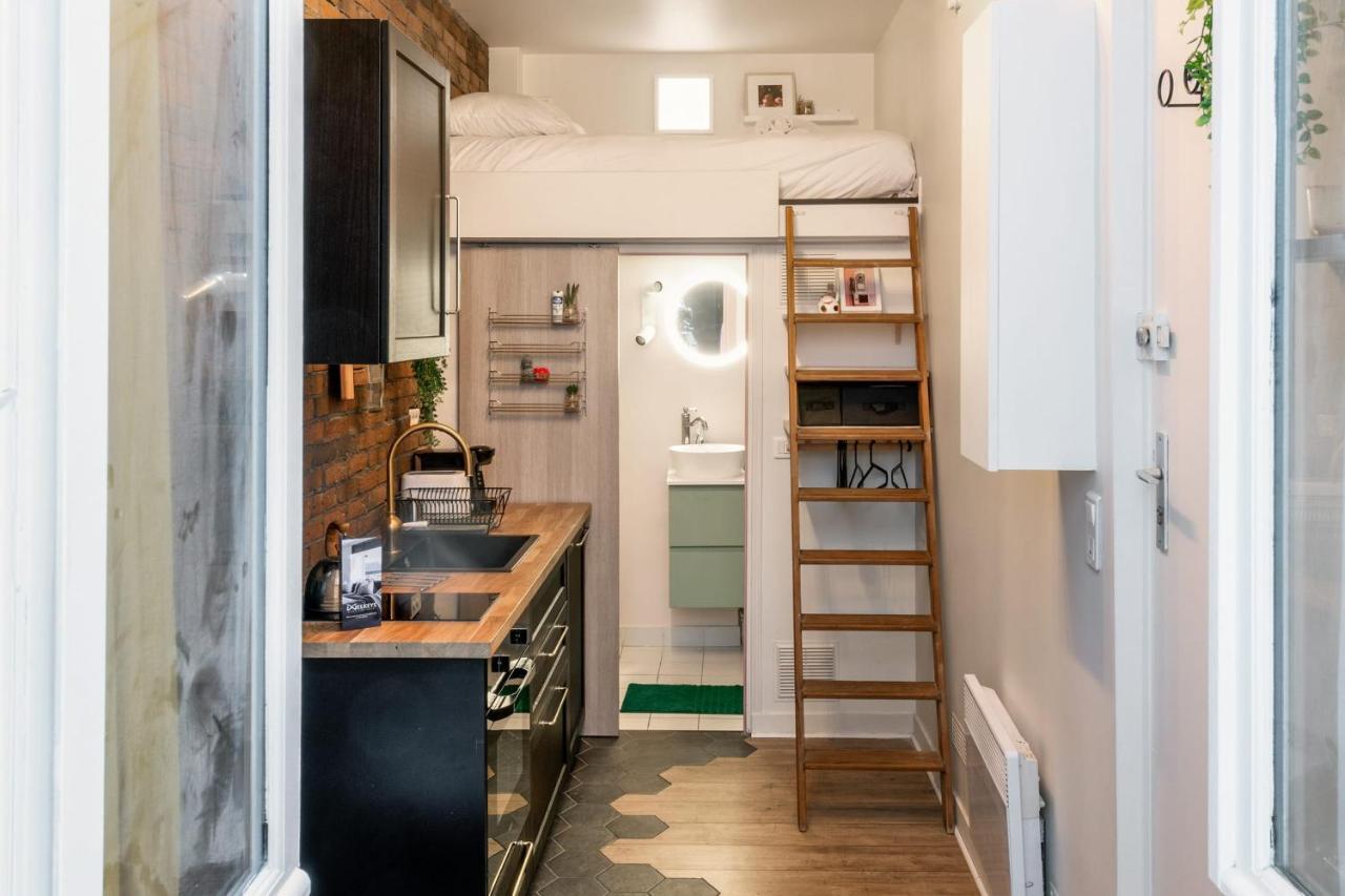 Charming Industrial-Style Studio Just Nearby Montmartre In Paris - Welkeys公寓 外观 照片